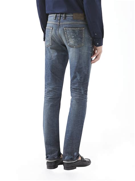 gucci men jeans ebay|Gucci men's skinny jeans.